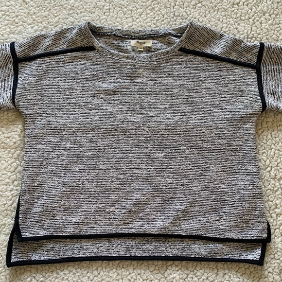 Madewell sculpture crop sweater top chunky JCrew - Picture 9 of 12